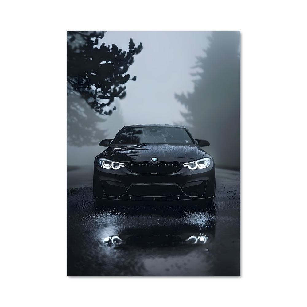Poster Élégance pluie